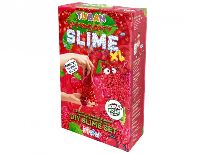 Tuban kreatív érzékszervi készlet Slime - Eper XL