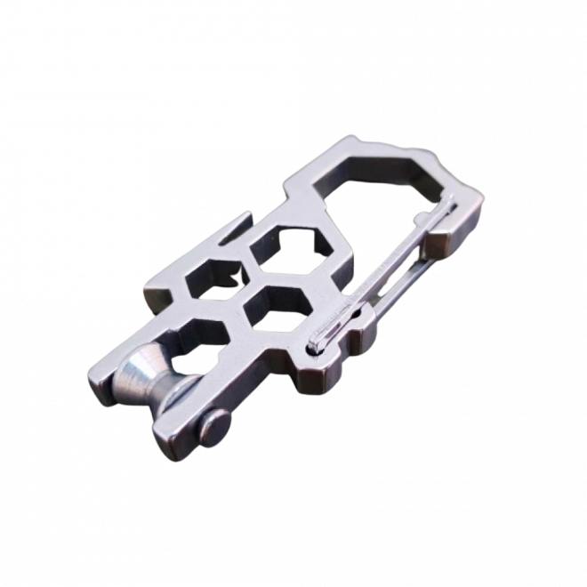 Ezüst színű karabiner
