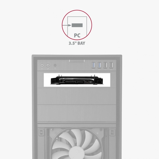 Fémkeret 2x 2.5" HDD vagy SSD-hez AXAGON