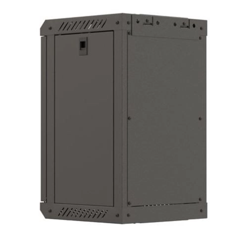 Fali rack szekrény 9U 300x300 fekete