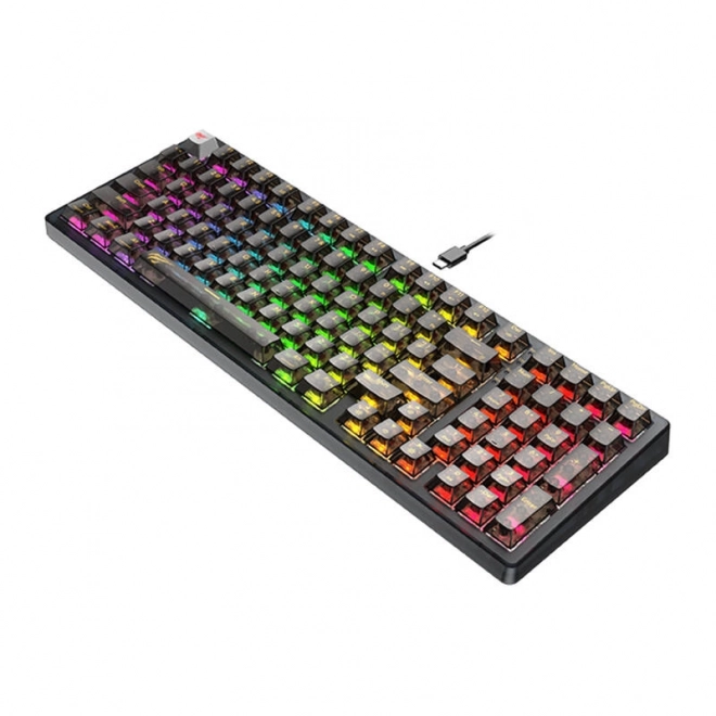 mechanikus gamer billentyűzet rgb világítással