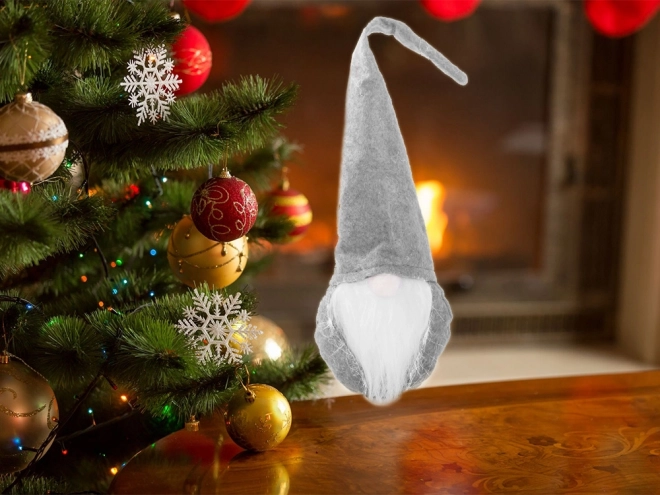 Karácsonyi tündérmanó Mikulás figura 30cm