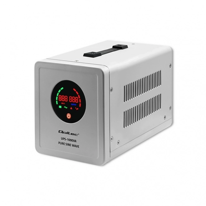 Qoltec Pure Sine Wave UPS 1000VA tartalék tápegység