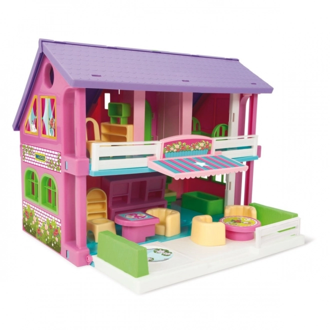 Kétszintes babaház 37 cm Play House