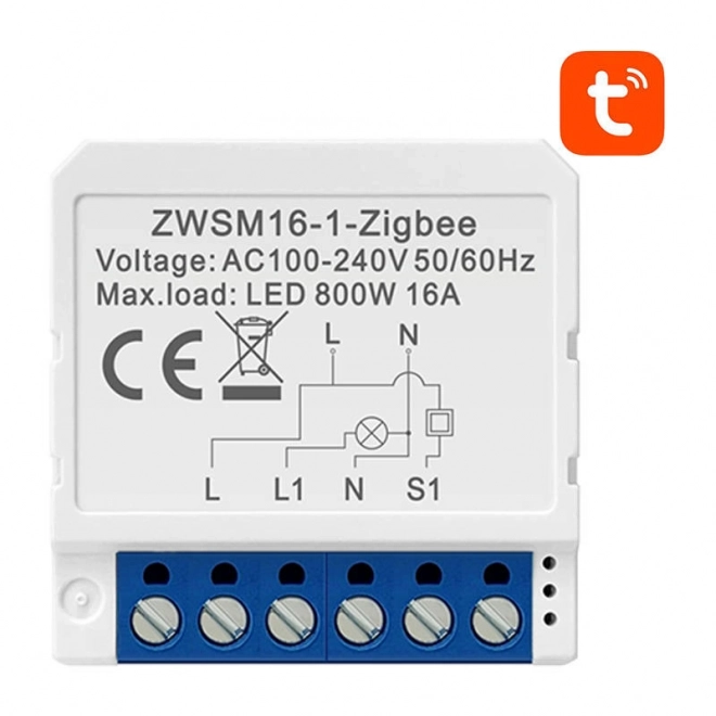 zigbee okos kapcsoló modul avatto tuya