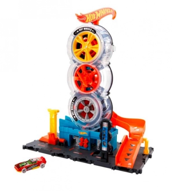 Hot Wheels Városi csavart gumiműhely