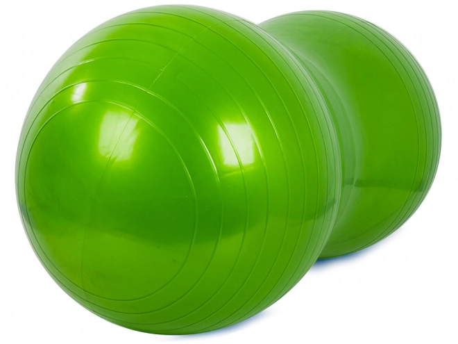 Fitnesz gumilabda dupla 40 cm pumpával – Zöld