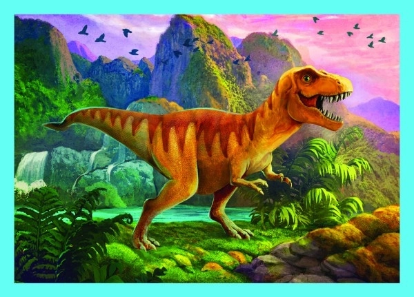 Különleges dinoszauruszos puzzle 4 az 1-ben gyerekeknek