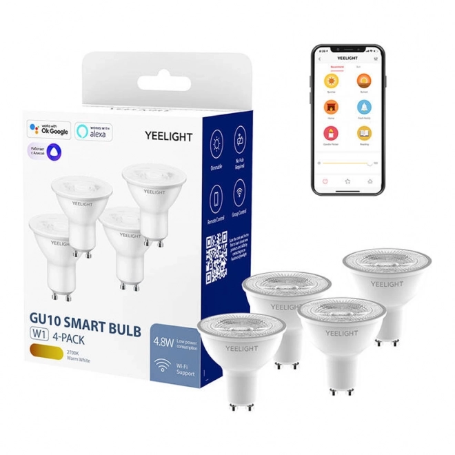 Yeelight W1 GU10 intelligens fénycső (dimmelhető)