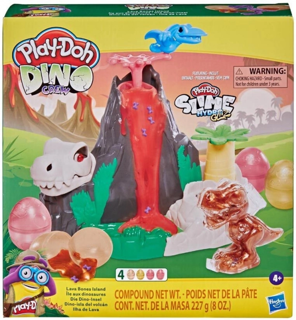 Play-Doh Dínó Sziget Láva Vulkán Játékkészlet