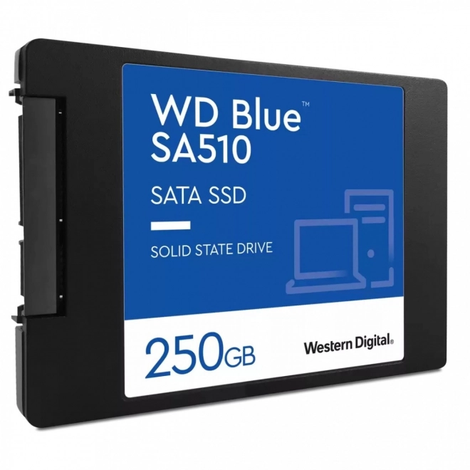 256 GB-os kék SSD 2,5 hüvelykes