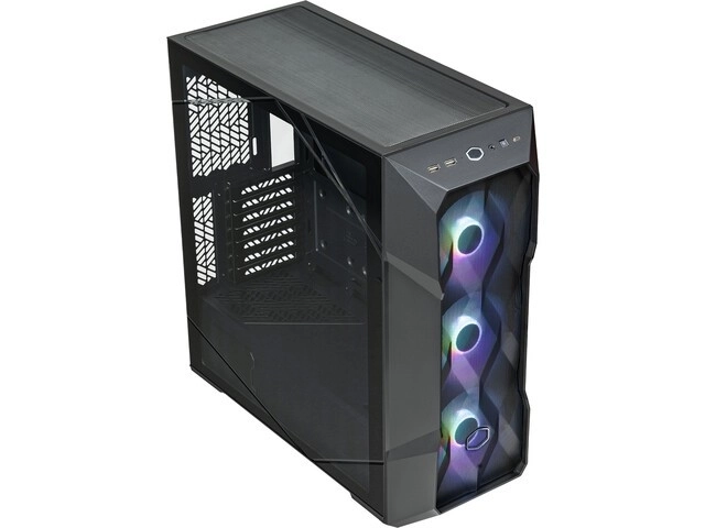Fekete MasterBox TD500 V2 Mesh ablakos ARGB ház