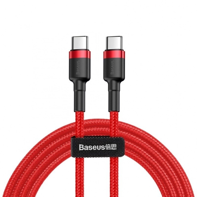 Baseus Cafule gyors töltő és adatkábel USB-C PD 60W 1m piros