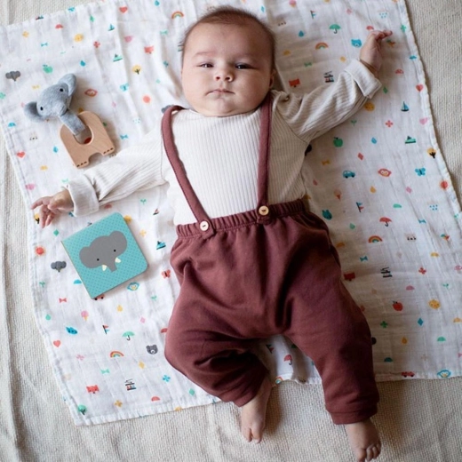 Puha muszlin organikus pamutból