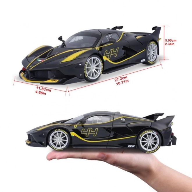 Bburago FERRARI Signature sorozat FXX K fekete modellautó