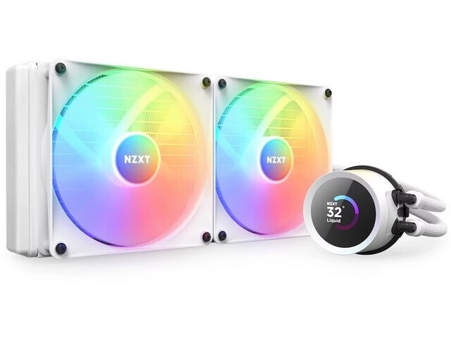 Nzxt Kraken 280 RGB LCD fehér vízhűtés