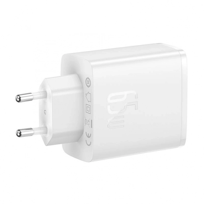 Baseus os-cube pro gyors töltő 2xusb-c + usb, 65w fehér