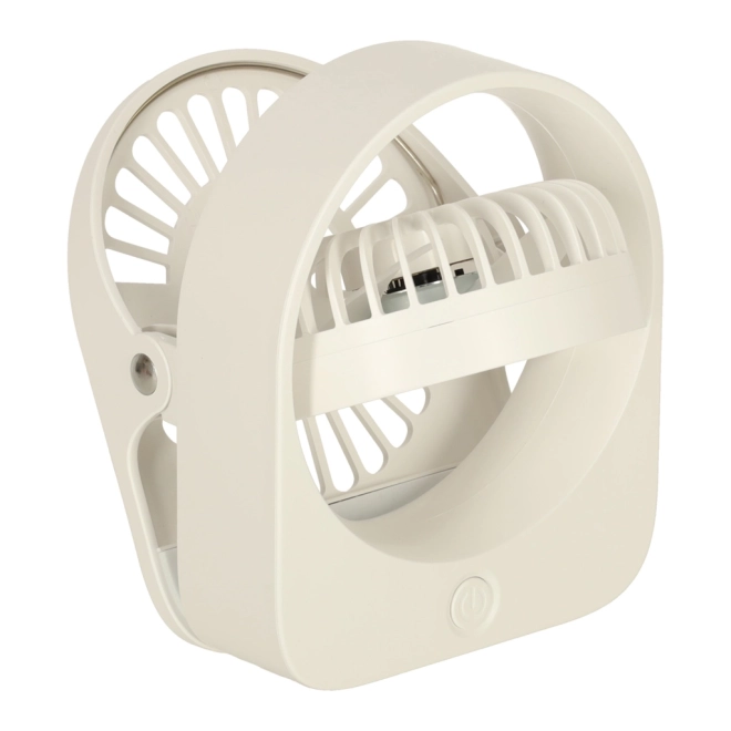 Vezetéknélküli USB asztali ventilátor 11,5 cm fehér