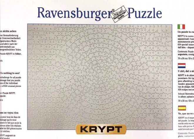 Ezüst Krypt puzzle - 654 darabos