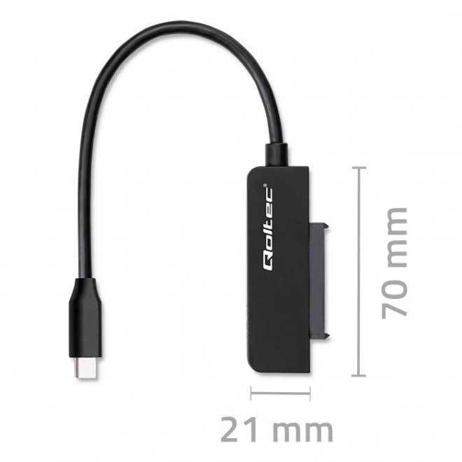 SATA adapter SSD HDD meghajtóhoz 2.5" USB-C