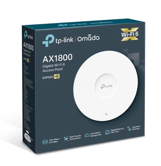 EAP620 HD mennyezeti PoE WiFi 6 AX1800 hozzáférési pont