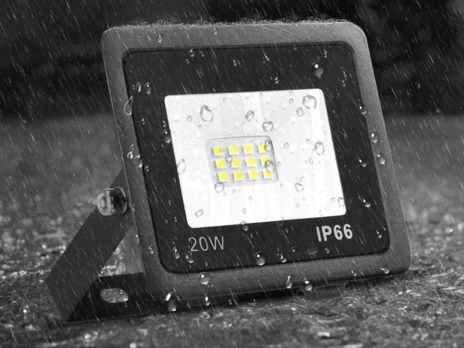 Kültéri LED reflektor 20W 6000K vízálló IP66