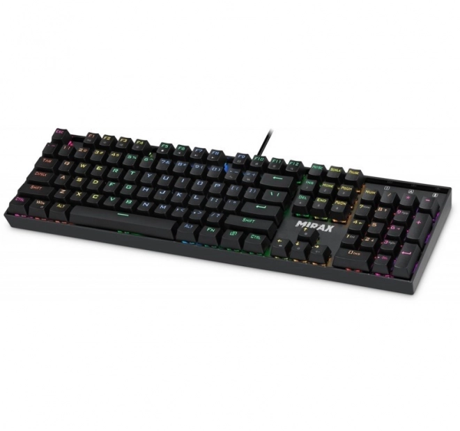 Mechanikus billentyűzet RGB világítással - fekete