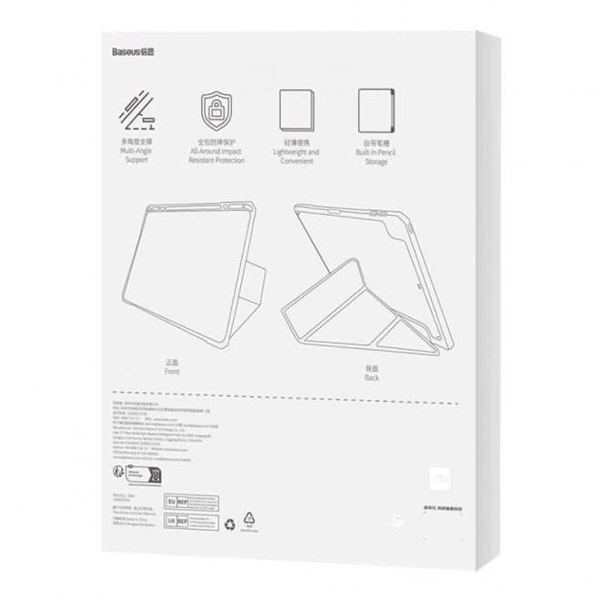 Baseus minimalist tok iPad Air 4/Air 5 10,9" fekete