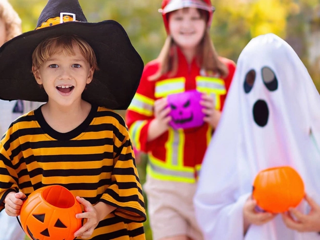 Halloween tök cukorkatartó vödör