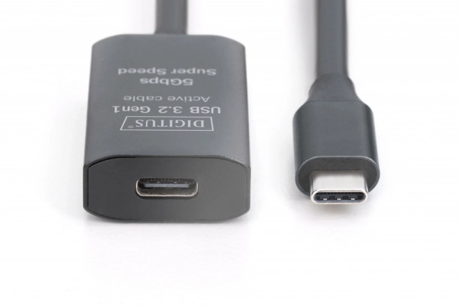 Aktív USB-C hosszabbítókábel - USB-C, USB 3.2 Gen1, 10m