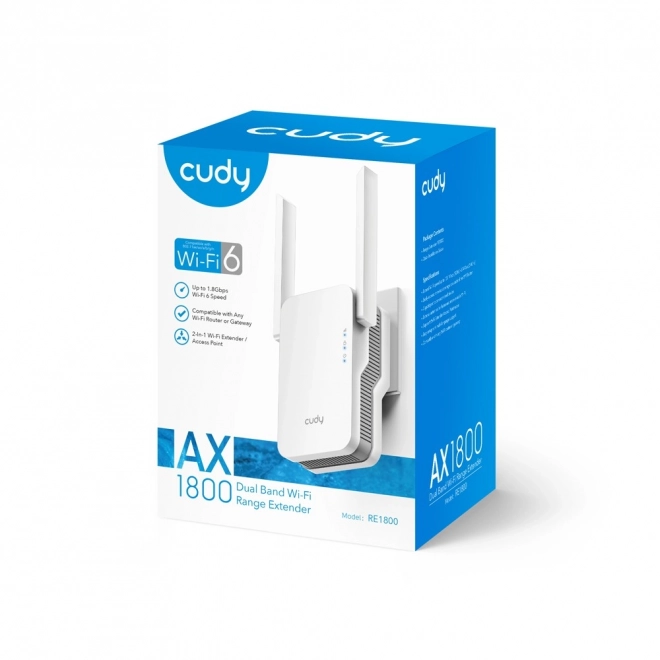 WiFi jelerősítő RE1800 Mesh AX1800