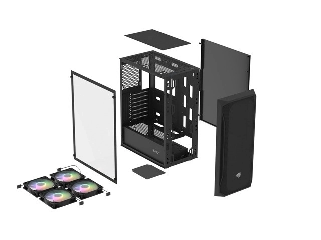 Fury Shobo RGB gamer számítógépház