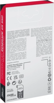 SSD Kingston FURY Renegade G5 1TB NVMe 5.0 M.2