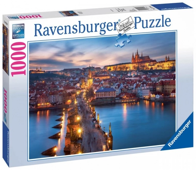 Prága éjszaka puzzle 1000 darabos