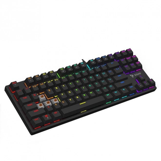 Mechanikus billentyűzet Savio Tempest X2 RGB Outemu Brown