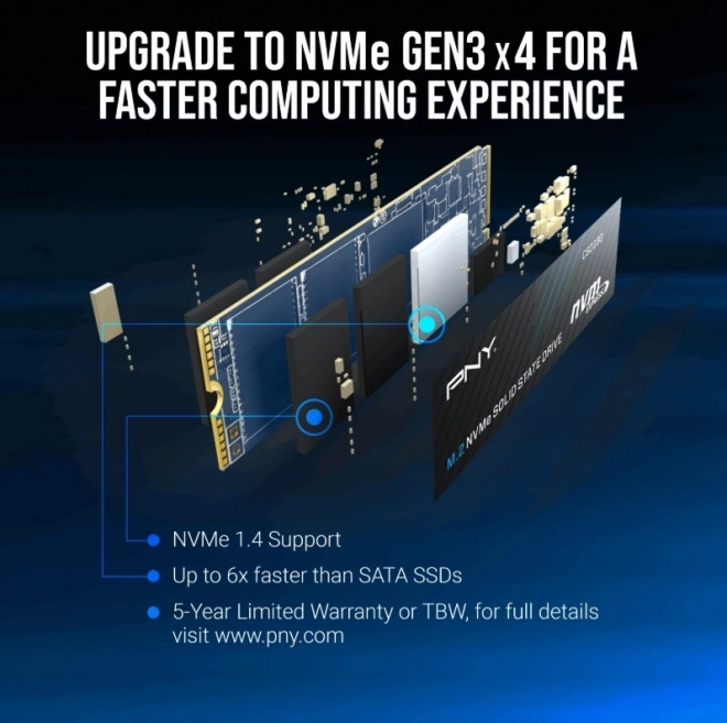 Gyors és tartós 2TB M.2 NVMe SSD