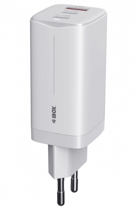 Hálózati töltő 65W GaN USB-C fehér