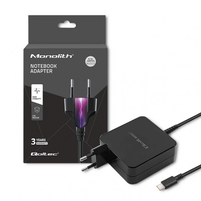 Minőségi Usb-C hálózati adapter 90W - Qoltec