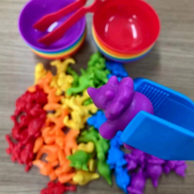 Vuková montessori játék Tanulj meg számolni – állatkerti állatkák