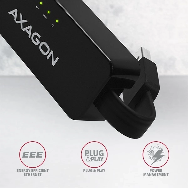 Axagon USB 2.0 hálózati adapter, Fast Ethernet