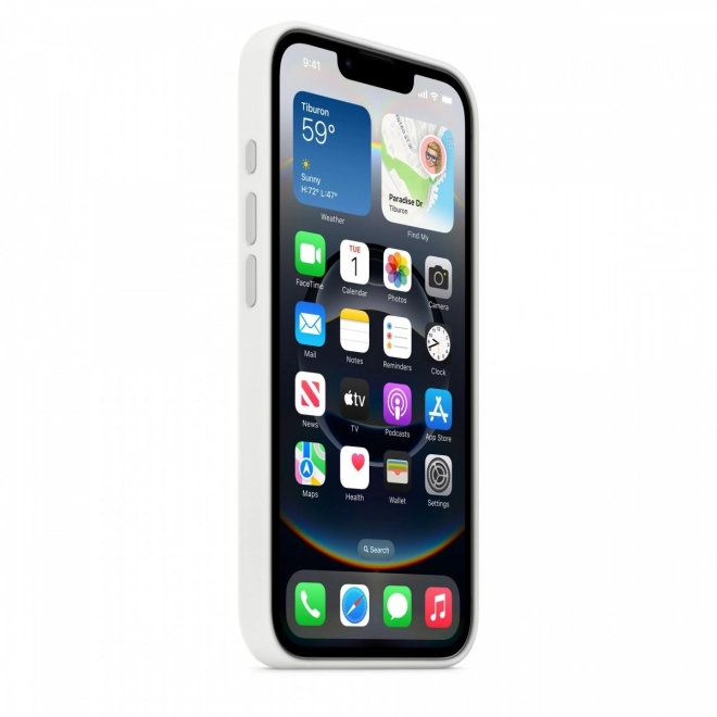 Szilikon tok iPhone-hoz - fehér