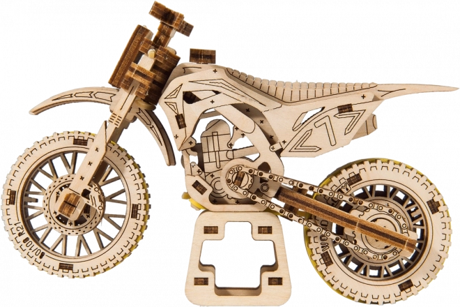 Wooden City 3D puzzle Motocross motor