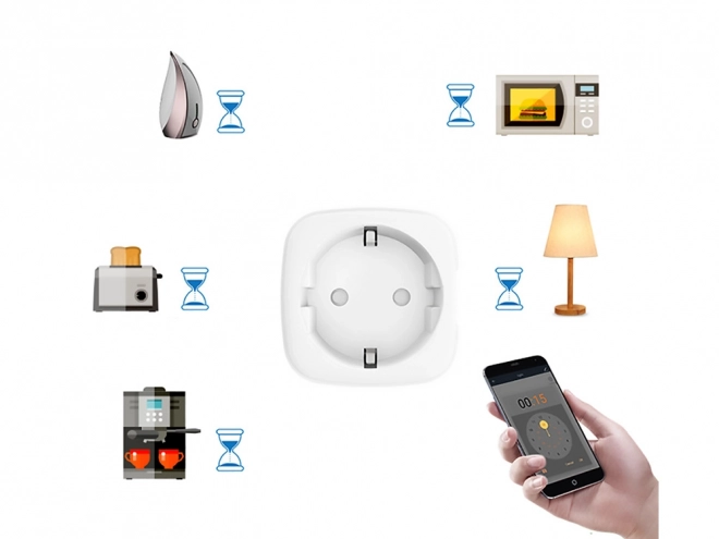 Intelligens WiFi csatlakozó wattmérővel