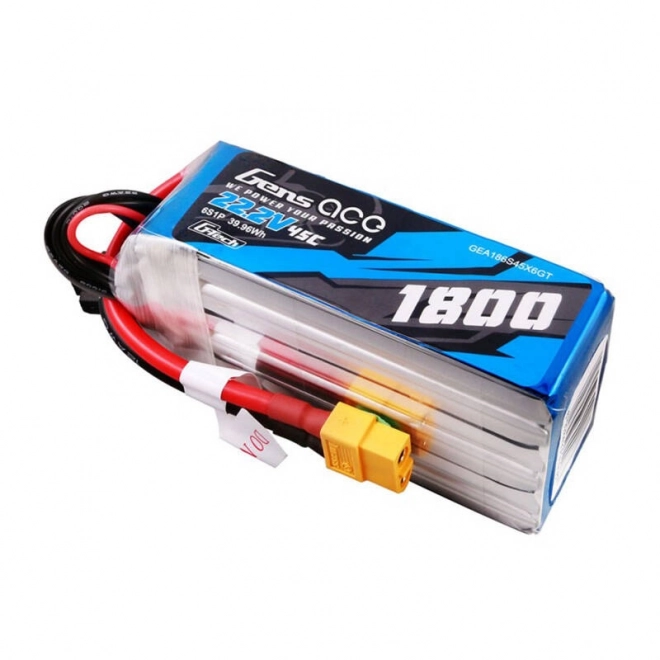 g-tech 1800mah 22,2v 45c 6s1p lipo akkumulátor xt60 csatlakozóval