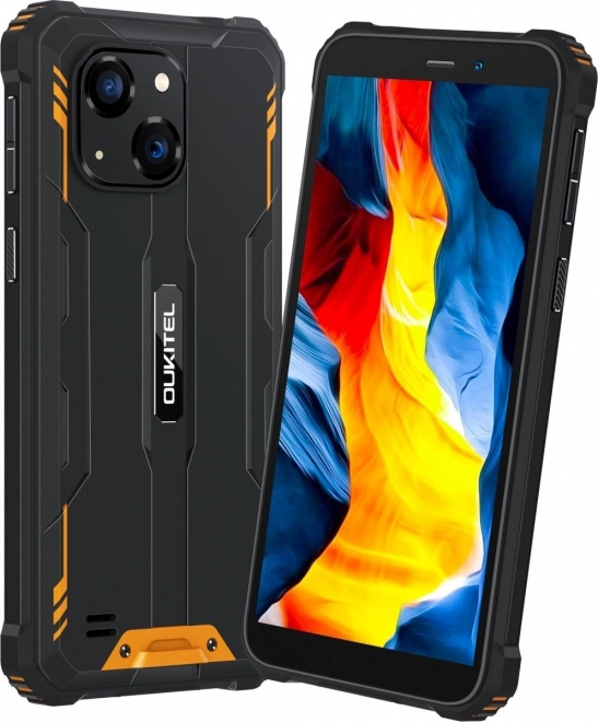 Nagy teljesítményű okostelefon 4G 4/64GB IP69K narancs