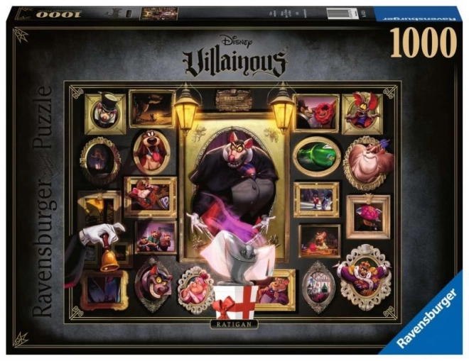 Kétszintű Ravensburger Villainous puzzle - Ratigan