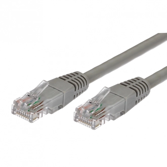 Patchcord UTP hálózati kábel CAT 5e, 2m, szürke