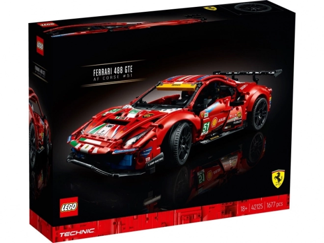 Ferrari 488 GTE AF Corse #51 LEGO Technic modell