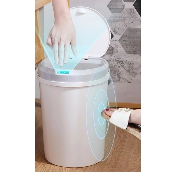 Automatikus szemetes intelligens érzékelővel 16 l – Szürke