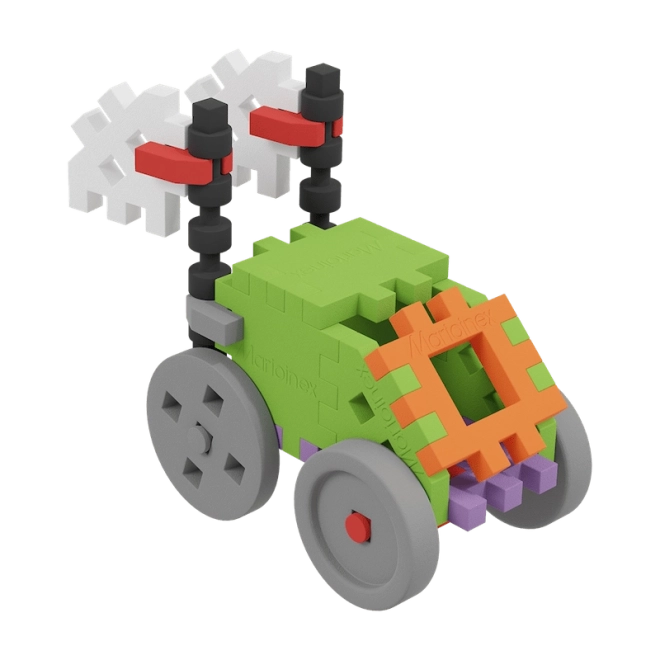Mini waffle építőkocka készlet 301 darab